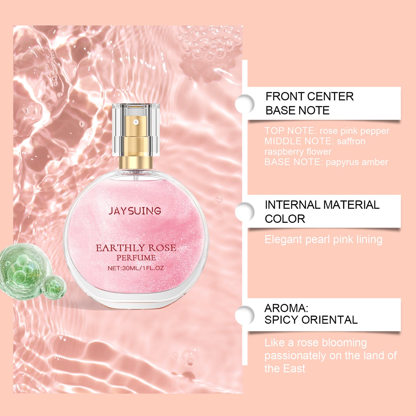 JAYSUING Earth Rose Perfume