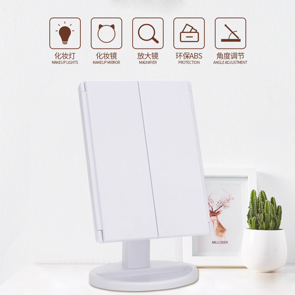 New LED Folding Makeup Mirror