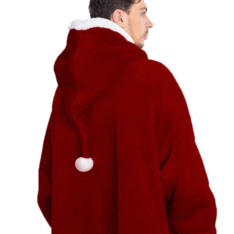 Christmas Hooded Fleece Sweater