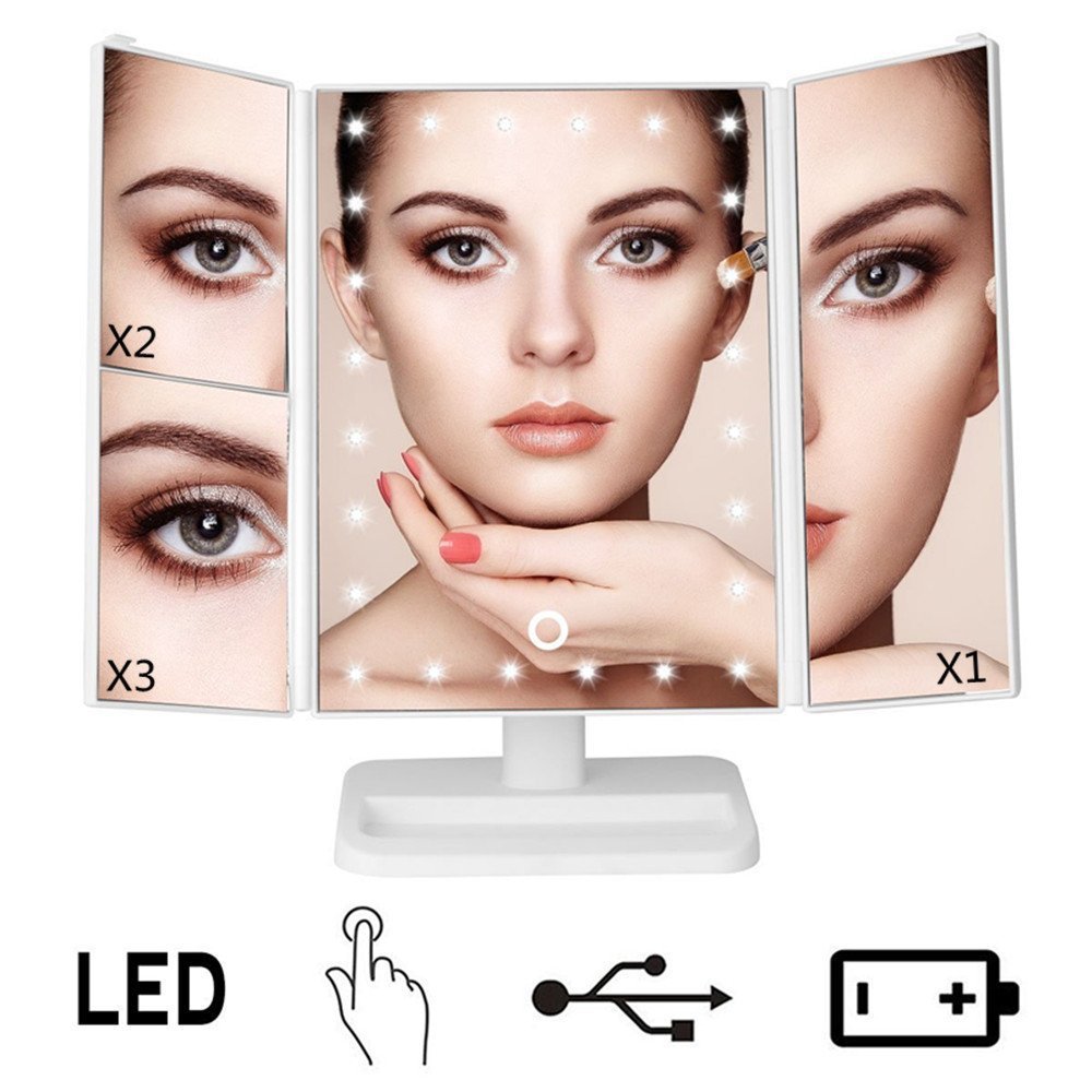 New LED Folding Makeup Mirror
