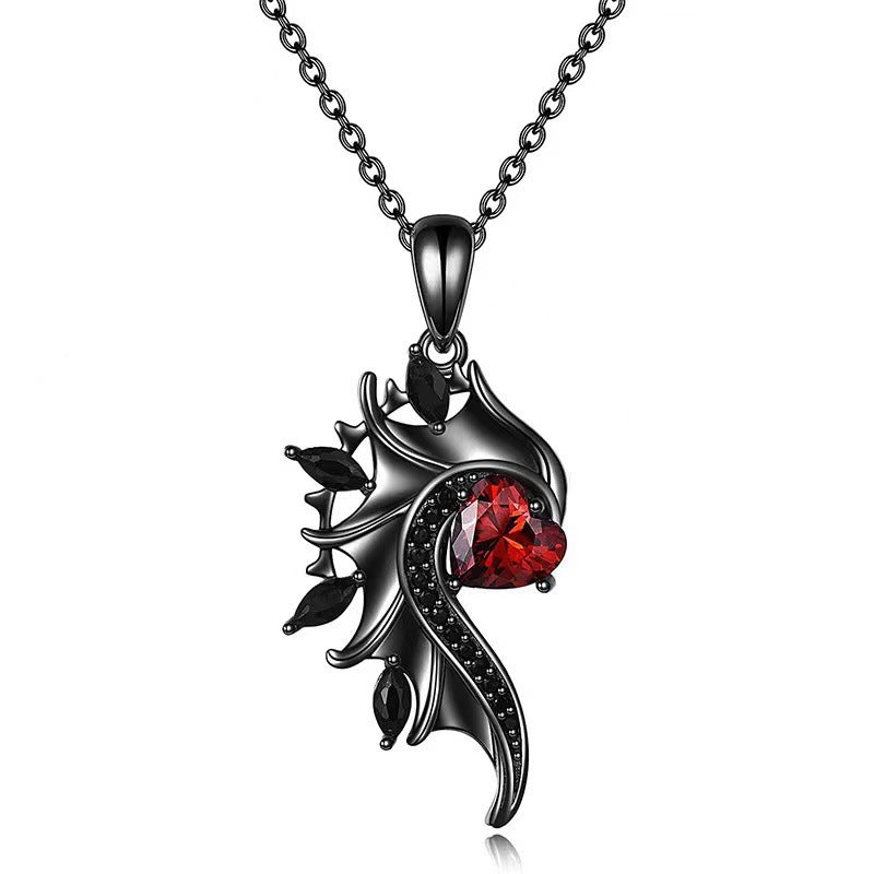 White&Black Wings Necklace