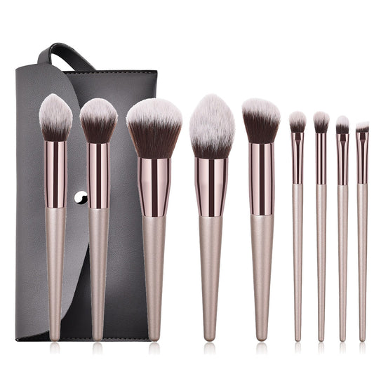 Champagne Gold Makeup Brush Set