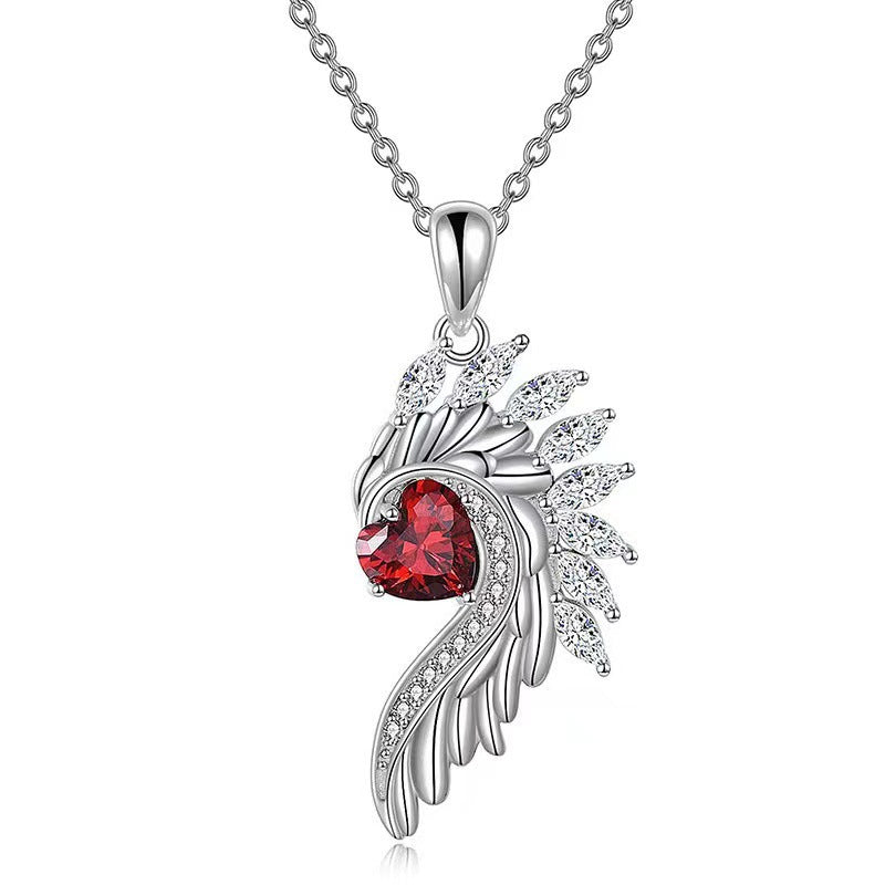 White&Black Wings Necklace