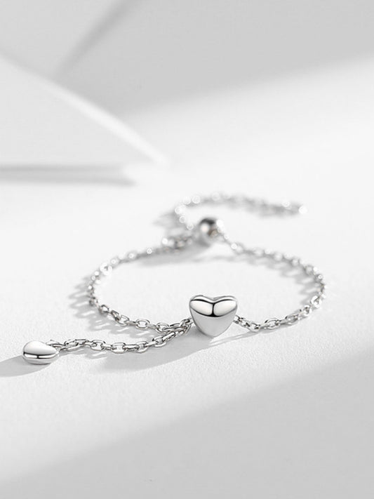 925 silver-plated love finger ring