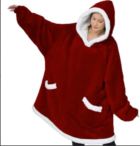 Christmas Hooded Fleece Sweater